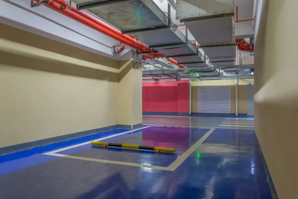 Pavimento multicapa para parking antideslizante