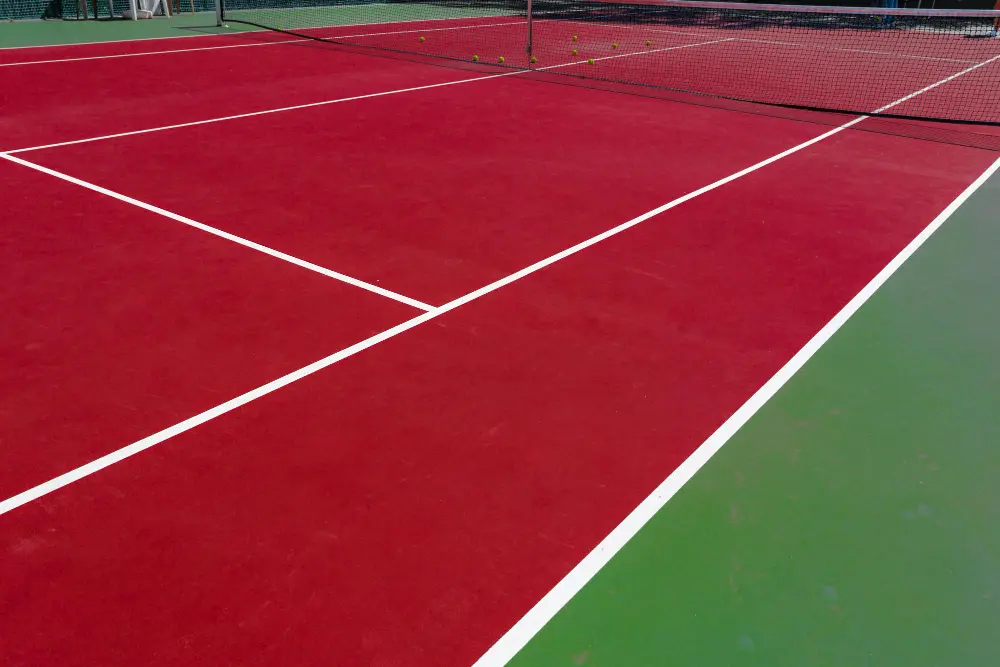 Pista de tenis resina