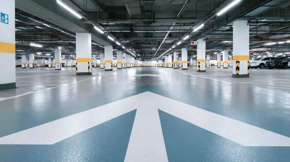 Rampa de parking antideslizante